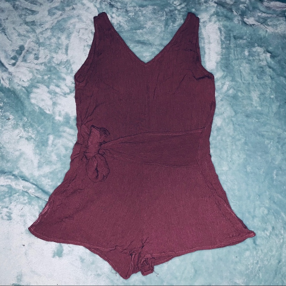 Kendall & Kylie Maroon Romper